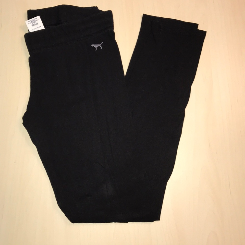 PINK VS black full length leggings